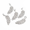 Brass Micro Pave Cubic Zirconia Pendants LS-KK-E068-VB275-4