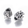 304 Stainless Steel European Bead Rhinestone Settings STAS-I120-85AS-2