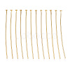 Brass Flat Head Pins KK-G331-11-0.7x51-1