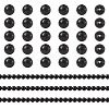 1 Strand Natural Shungite Beads Strands G-TA0003-34A-1
