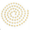 Brass Flower Link Chains CHC-N018-098H-2