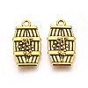 Tibetan Style Alloy Pendants X-TIBEB-A11923-AG-FF-2