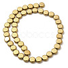 Electroplated Synthetic Non-magnetic Hematite Beads Strands G-L613-L01-02B-2
