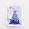 Transparent Colours Rainbow Glass Bugle Beads X-TSDB6MM168-2