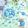 100Pcs Silicone Beads SIL-PA0001-39D-6
