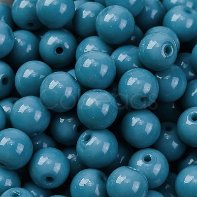Opaque Colours Glass Seed Beads SEED-Z004-P8MM-07-1