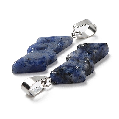 Natural Lapis Lazuli Pendants G-C057-01P-07-1