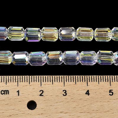 Electroplate Glass Beads Strands EGLA-D030-19Q-1