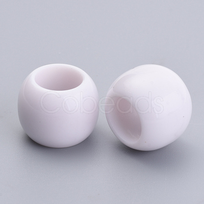 Opaque Acrylic Beads SACR-S300-15F-01-1