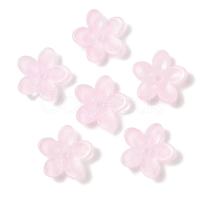 Transparent Spray Paint Glass Beads GLAA-Z011-07A-1