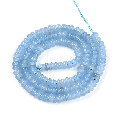 Dyed Natural White Jade Beads Strands X-G-T139-57A-05-1