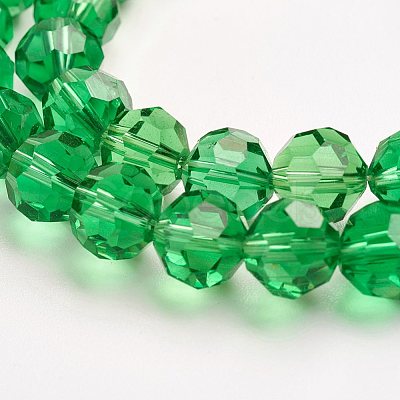 Imitation Austrian Crystal Bead Strands G-M181-6mm-15A-1