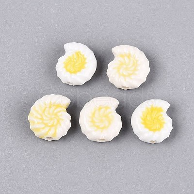 Handmade Porcelain Beads PORC-Q008-03B-1