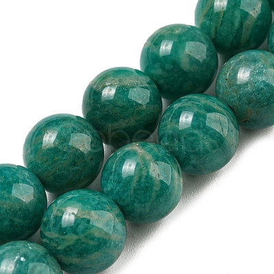 Natural Amazonite Beads Strands G-P503-8MM-10-1