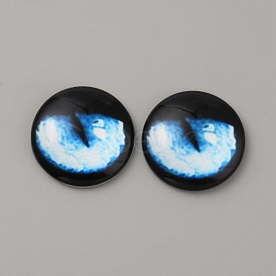 Glass Cabochons GLAA-WH0033-75H-08-1
