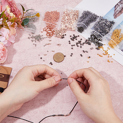 DIY Plastic Braided Bead Bracelet Making Kit DIY-DC0003-07-1