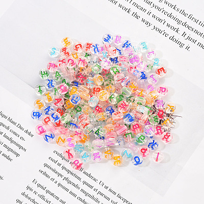 Transparent Clear Acrylic Beads MACR-YW0001-23D-1