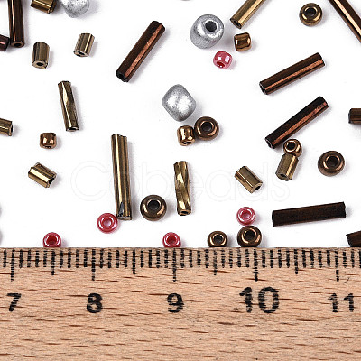 Electroplate Glass Seed Beads GLAA-SZC0007-01C-1