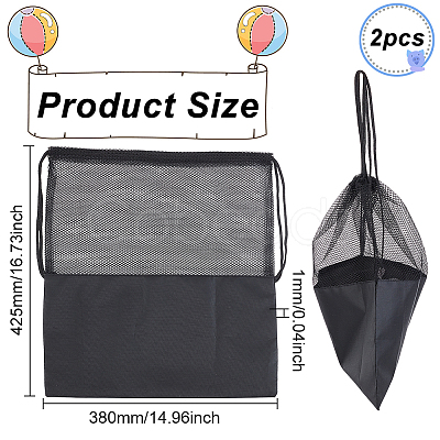 Polyester String Bags AJEW-WH0020-28-1