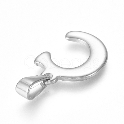 Non-Tarnish 304 Stainless Steel Pendants X-STAS-F106-95P-C-01-1