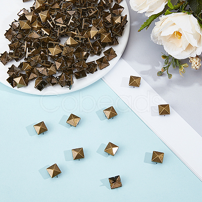 200Pcs Iron Studs Rivets IFIN-GF0001-63AB-1