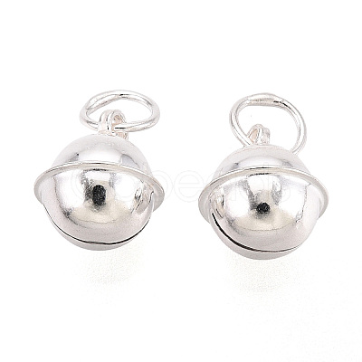 925 Sterling Silver Bell Charms STER-T008-23S-01-1