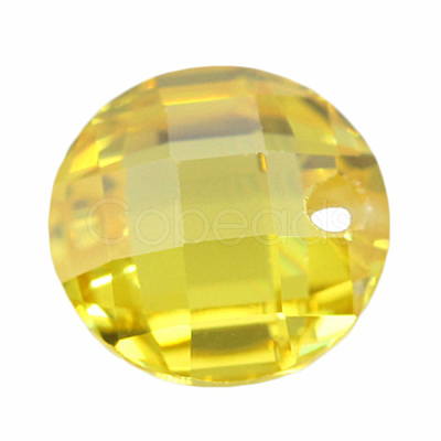 Cubic Zirconia Charms ZIRC-H116-08C-1
