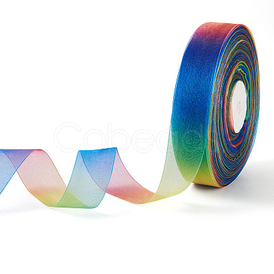 Polyester Organza Ribbons ORIB-BT0001-02-1