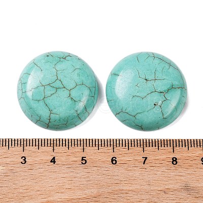 Dyed Synthetic Turquoise Cabochons G-B085-02A-01-1