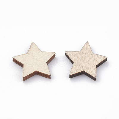 Undyed Natural Wood Beads WOOD-N002-02-1