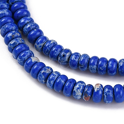 Synthetic Imperial Jasper Dyed Beads Strands G-K343-C39-06-1