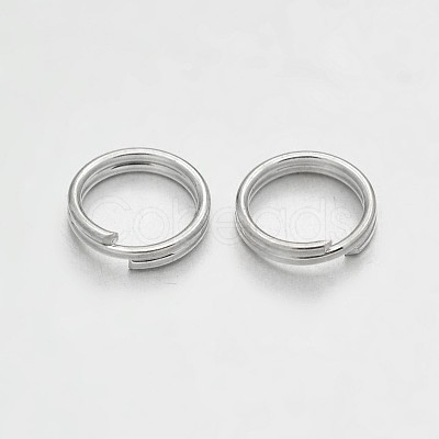 Brass Split Rings X-KK-E647-10S-6mm-1