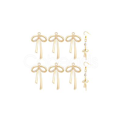 8Pcs Brass Micro Pave CLear Cubic Zirconia Pendant
s FIND-BC0013-56-1