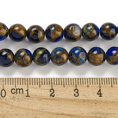 Synthetic Gold Clinquant Stone Beads Strands G-P549-A01-01A-1