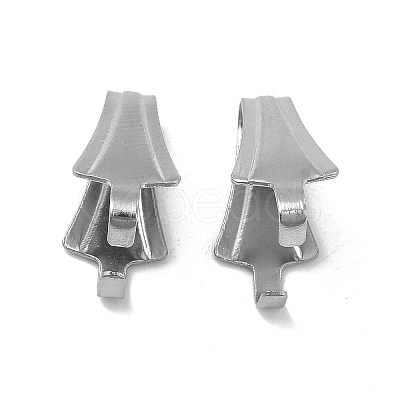 Non-Tarnish 304 Stainless Steel Snap on Bails STAS-P319-31P-1