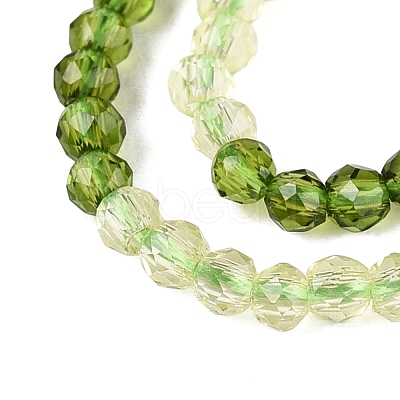 Transparent Glass Beads Strands GLAA-N074-01A-06-1