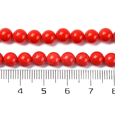 Synthetic Turquoise Beads Strands G-L605-G01-01B-1