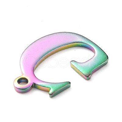 Ion Plating(IP) 304 Stainless Steel Charms STAS-H112-G-M-1