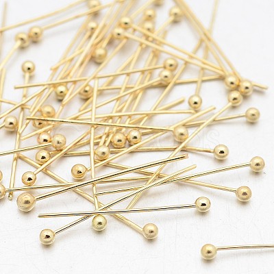 Brass Ball Pins X-KK-L048-03-1