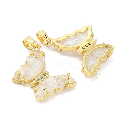 Rack Plating Brass Pendants KK-U011-01G-A-1