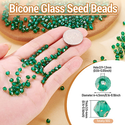 Picasso Baking Paint Glass Seed Beads SEED-TA0001-62G-1