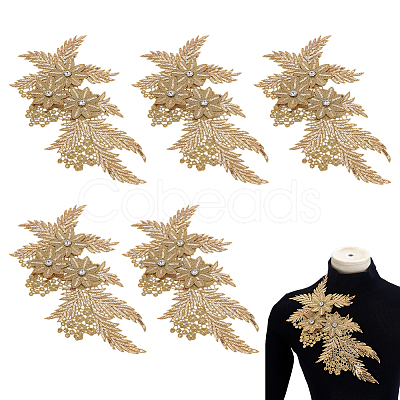 Polyester Clothing Patches PATC-WH0028-016A-1