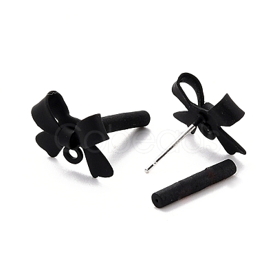 Alloy Stud Earring Findings EJEW-J102-08G-1