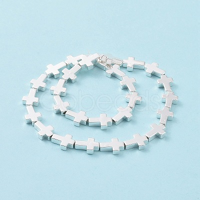 Electroplated Non-magnetic Synthetic Hematite Beads Strands G-C006-08S-1