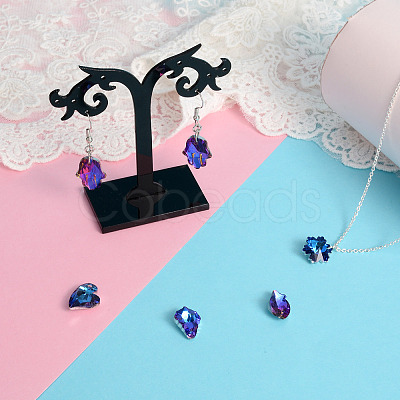 Glass Rhinestone Pendants YS-TAC0007-01A-1