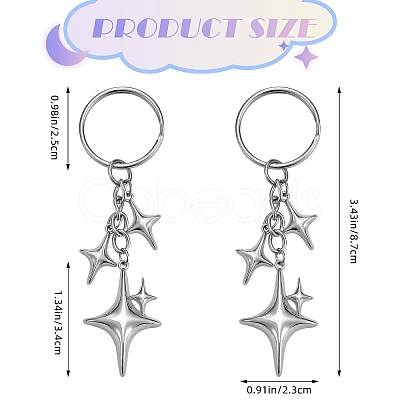 Star Alloy Keychain KEYC-SW00014-01-1