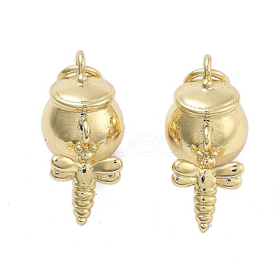 Brass Pendants KK-Q006-17G-1
