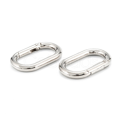 Zinc Alloy Spring Gate Rings X-PALLOY-L233-07B-P-1