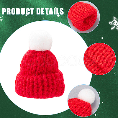 51Pcs 3 Colors Polyester Doll Woolen Hat DOLL-CP0001-02-1