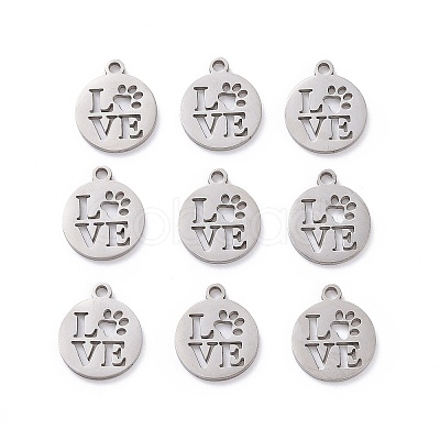 Non-Tarnish 201 Stainless Steel Charms STAS-S105-T057-1